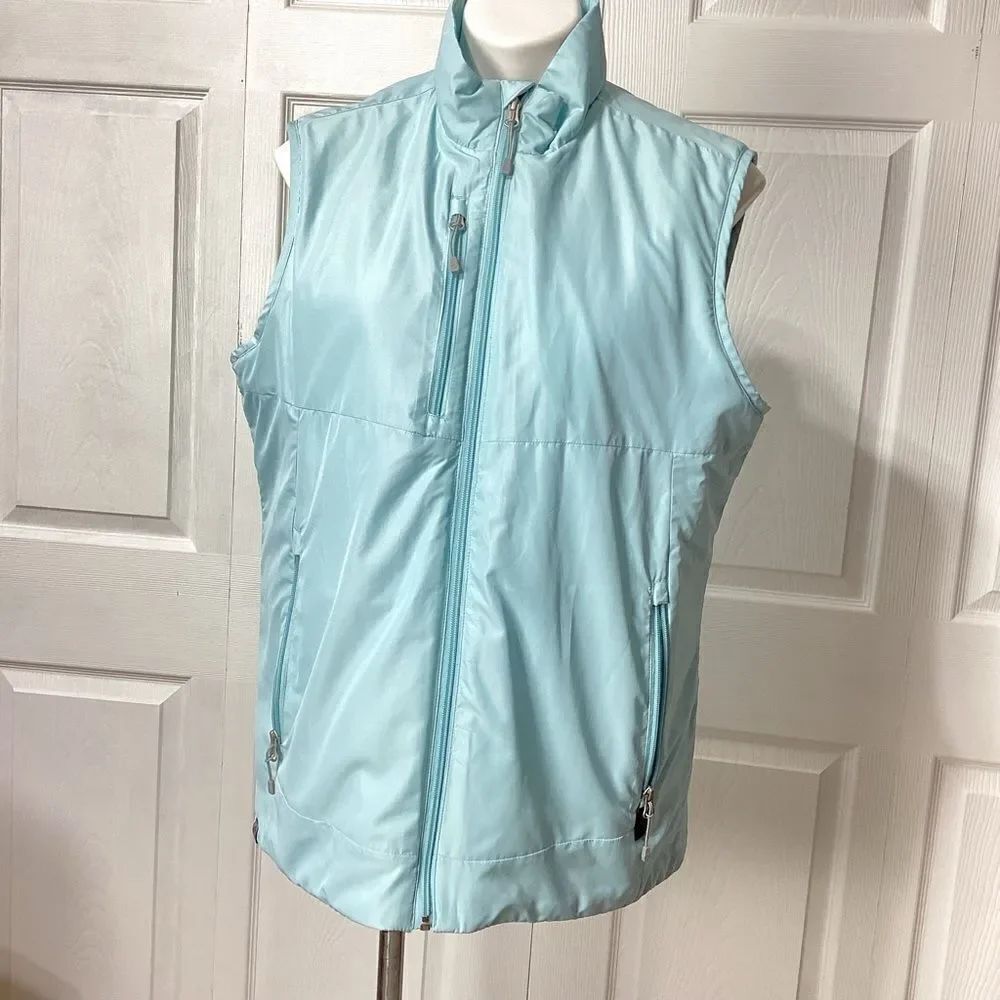Storm Creek Mid Puff Vest Light Winter Blue XL